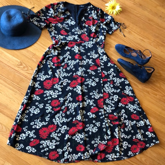 Madewell Dresses & Skirts - 🌺 Madewell; PRETTY Floral Maxi Dress Misses Sz 10
